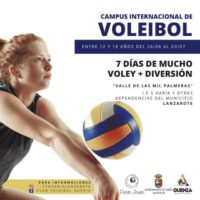 Haría organiza el primer Campus de Internacional de Voleibol de Lanzarote, ‘Valle de las Mil Palmeras’