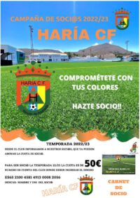 El Haría CF saca a la venta sus abonos para la temporada 2022/23